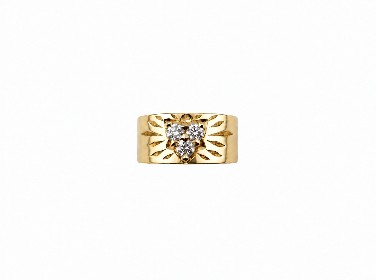 CHAMAK DIAMOND HEART SPARKLE RING