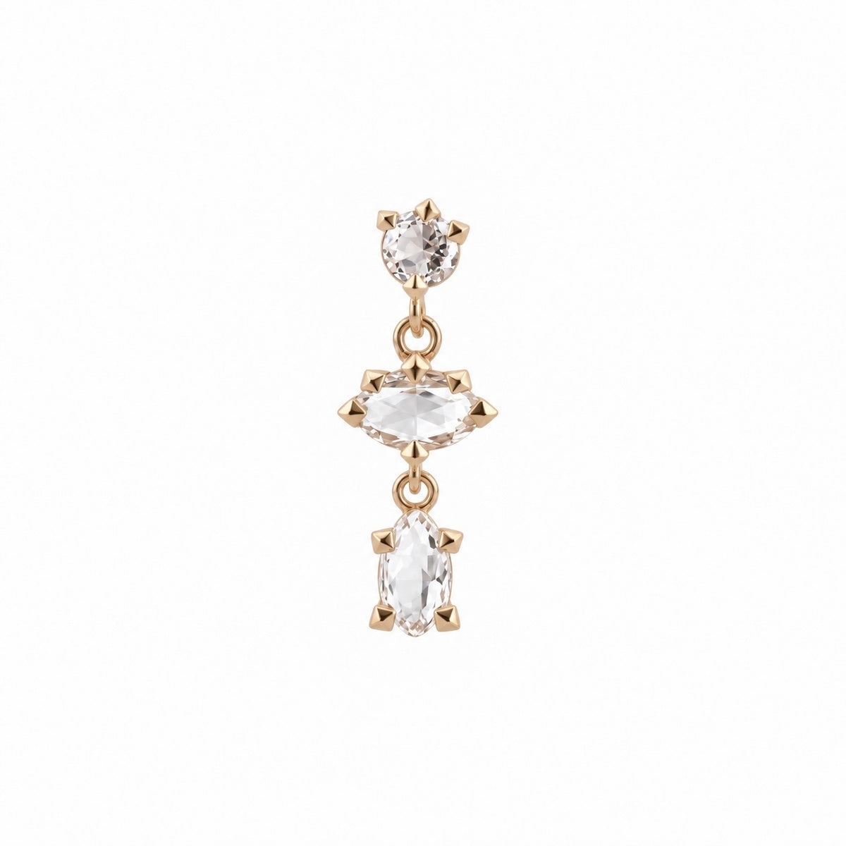 VAJRA MARQUISE DROP EARRING