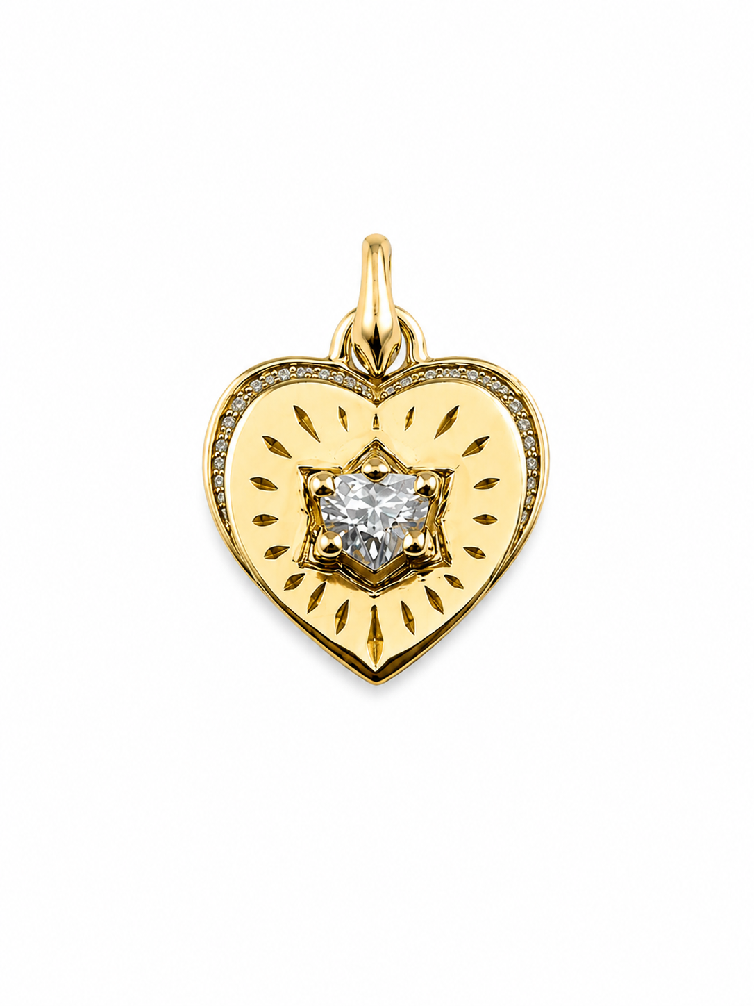 CHAMAK DIAMOND HEART SPARKLE PENDANT