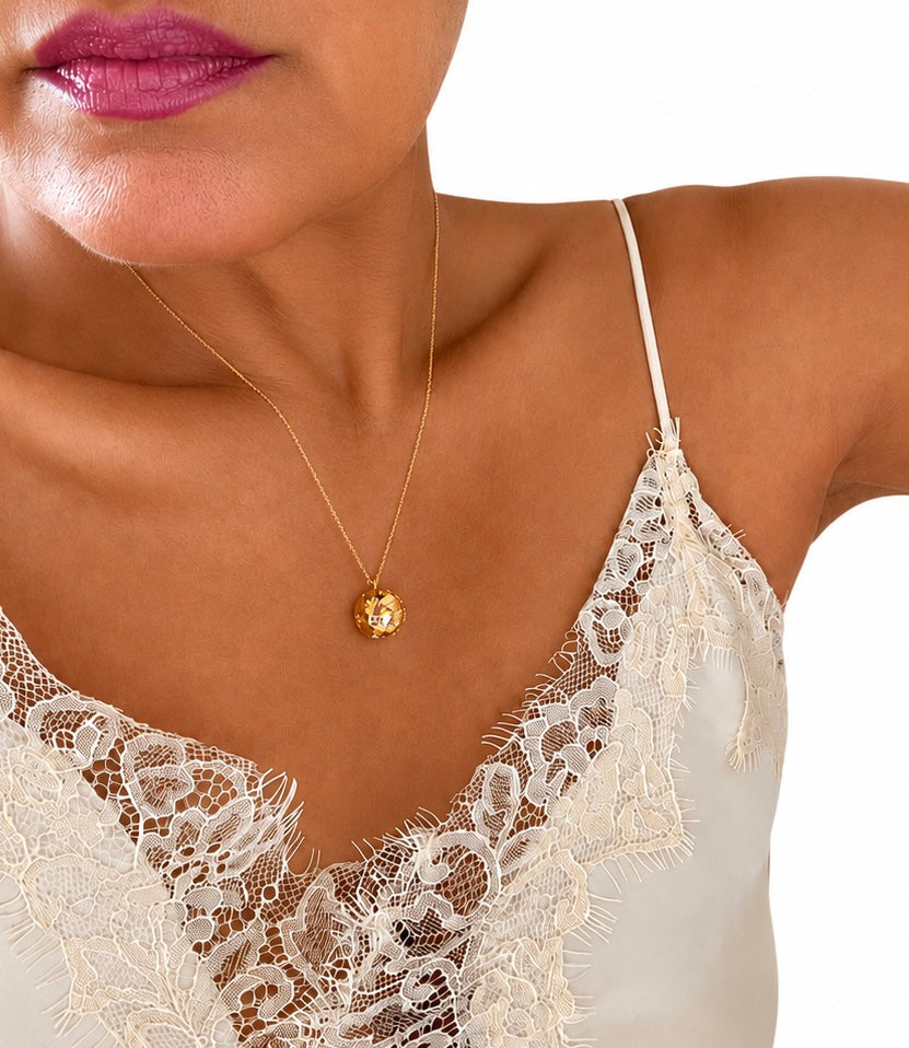 CHAMAK DIAMOND SPHERE PENDANT