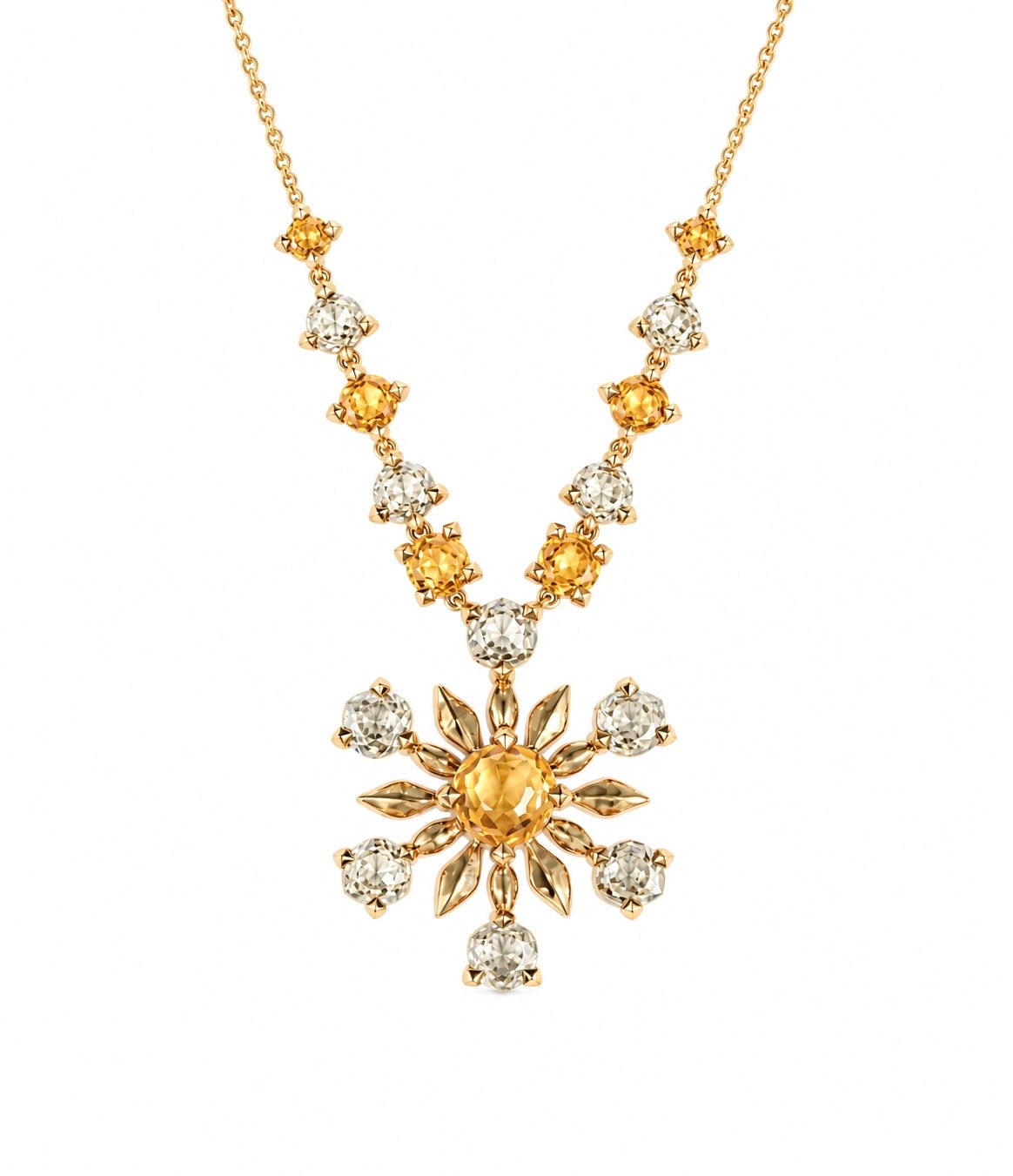 Raj Flower Bloom Necklace