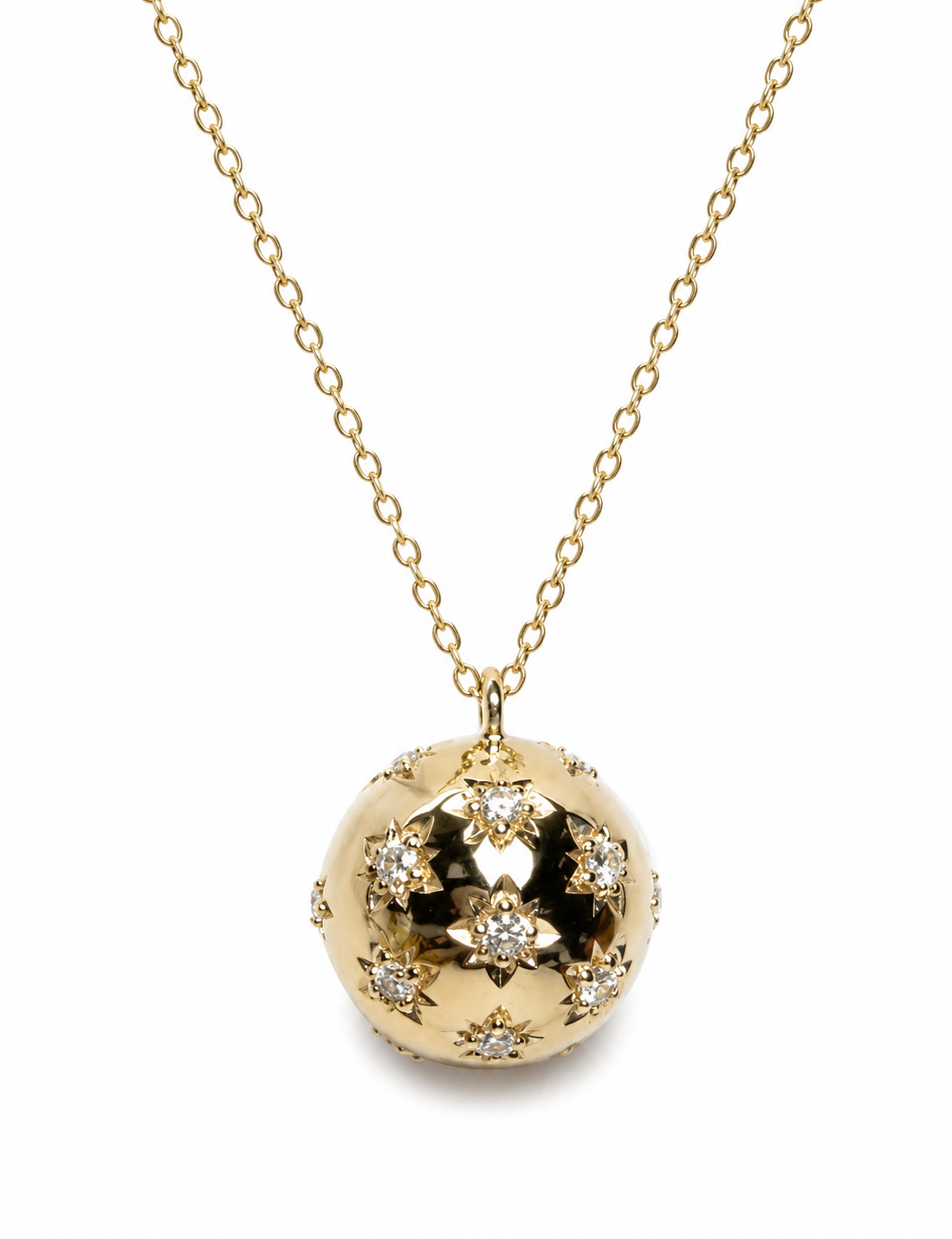 CHAMAK DIAMOND SPHERE PENDANT