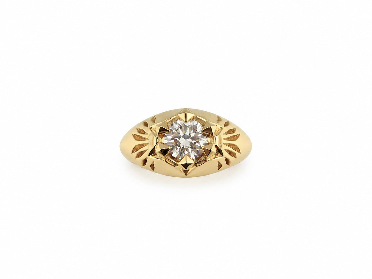 CHAMAK STARBURST RING