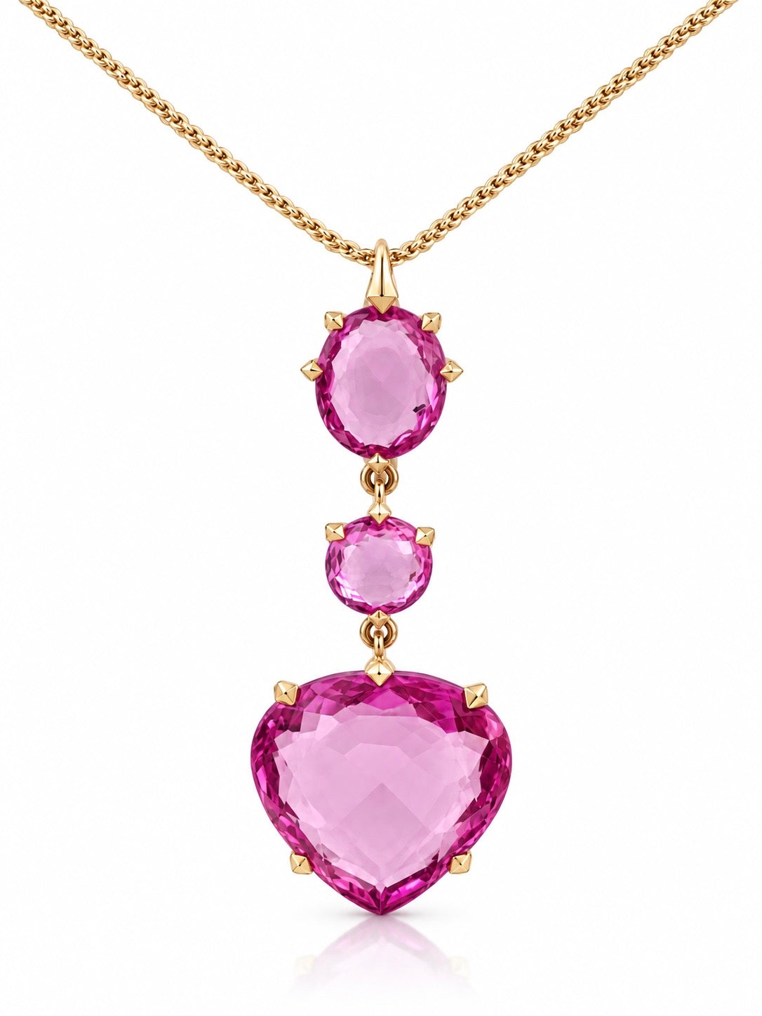 Jaipur Palace Princess Heart Necklace
