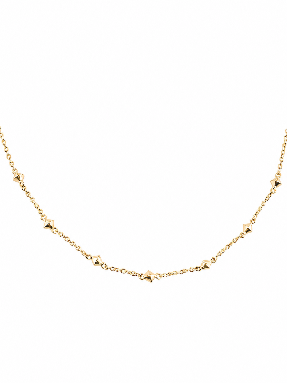 RANI THORN FACETED STATION NECKLACE