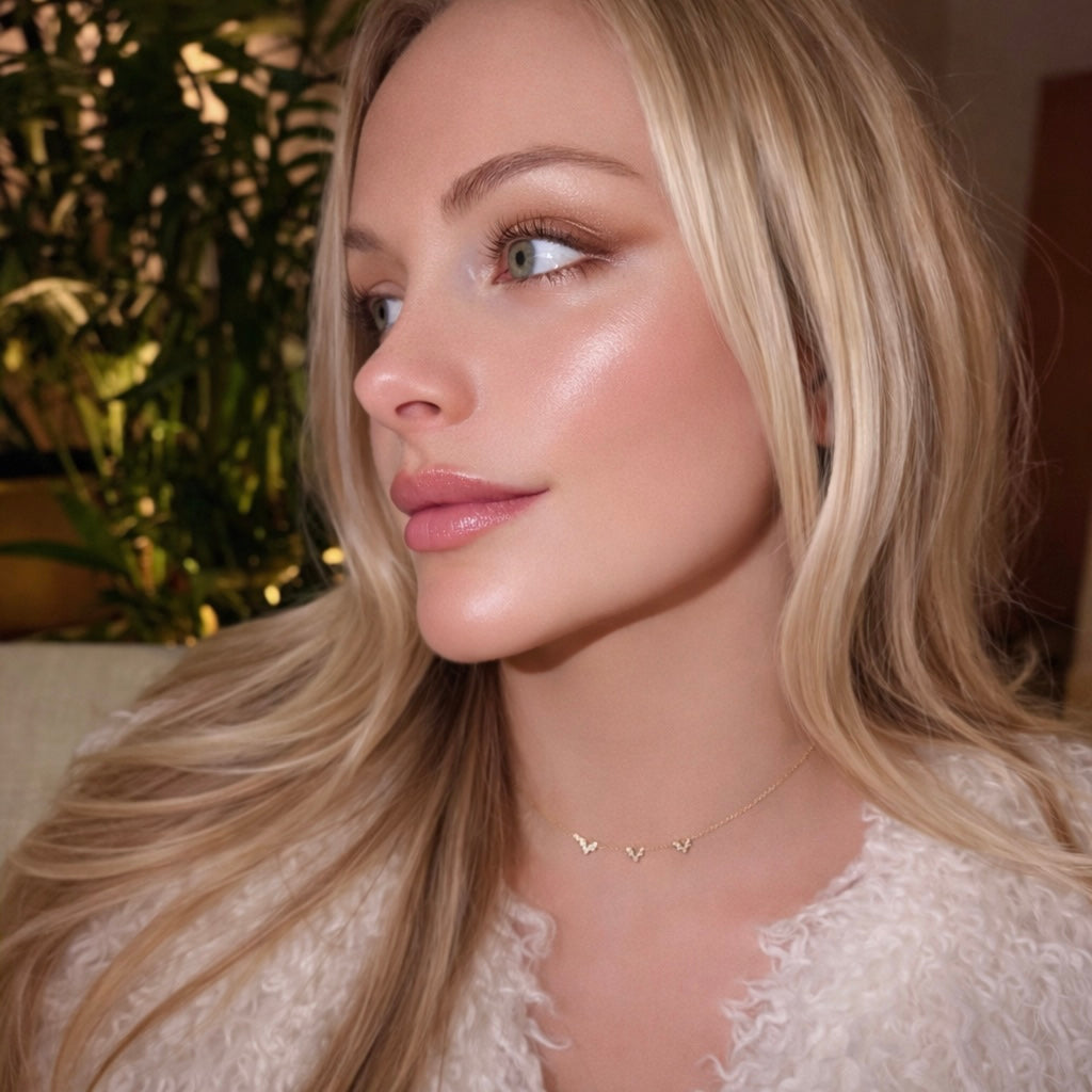 Virasat Three Crown Station Necklace