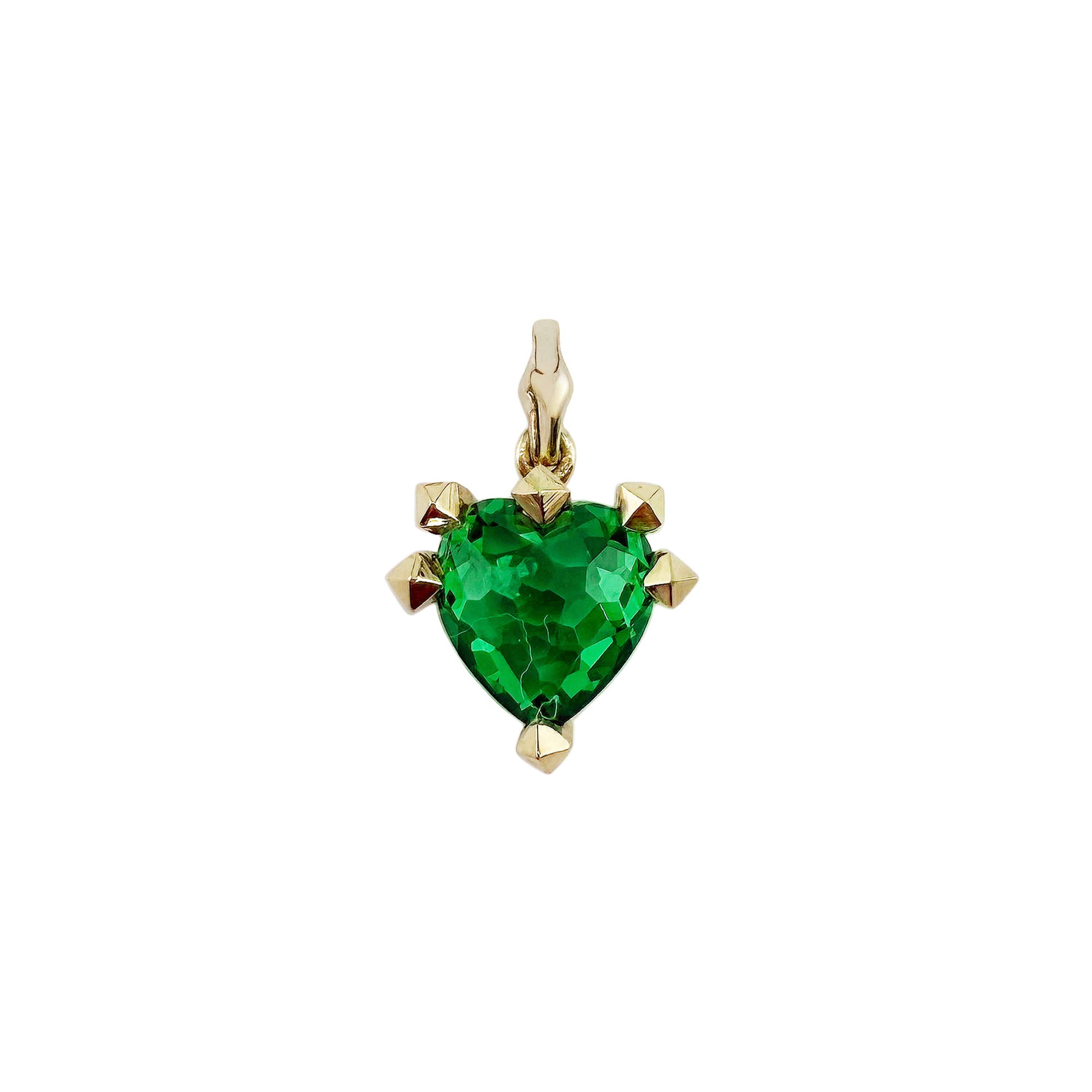 Virasat Emerald Heart Charm