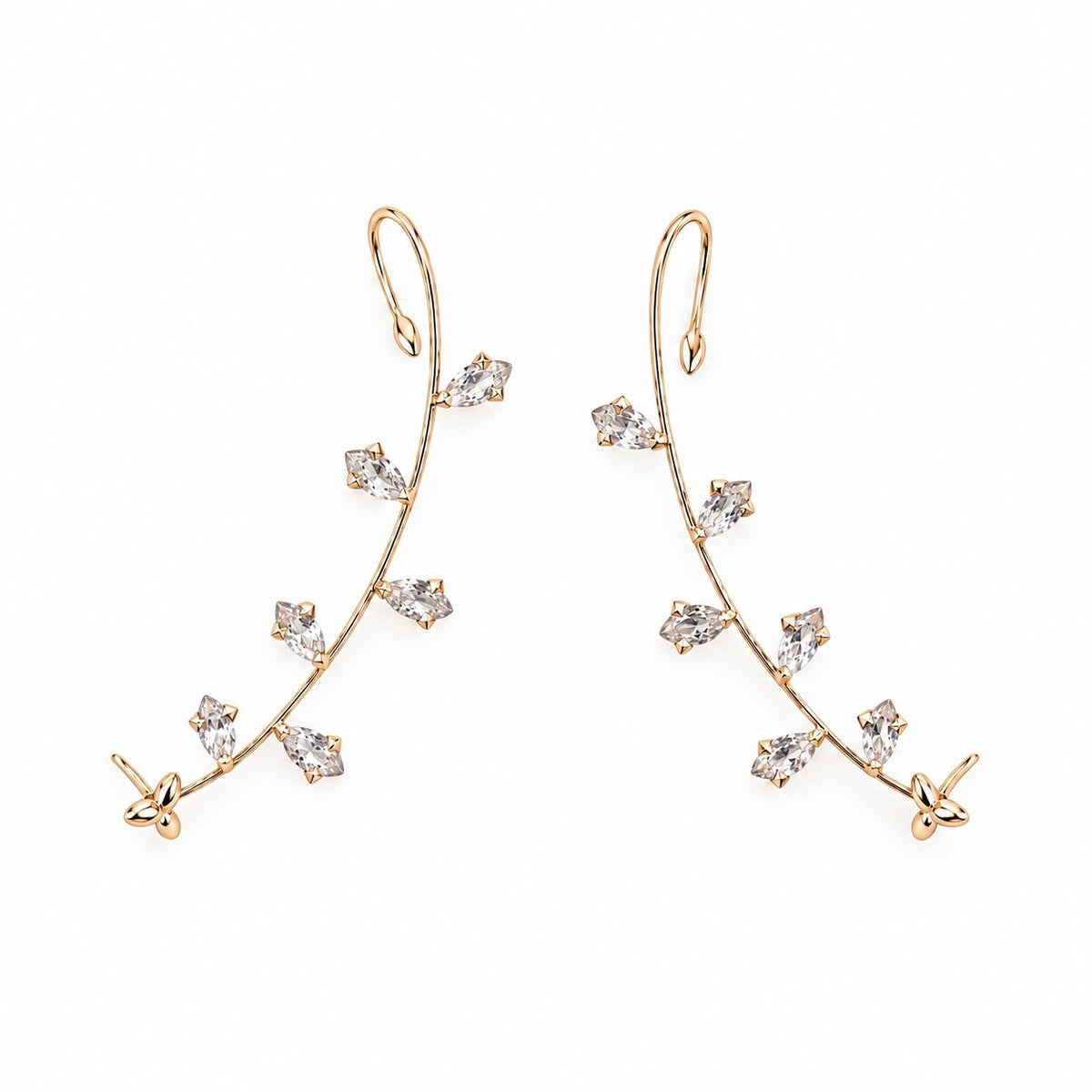 Vajra Petal Marquise Ear Cuff