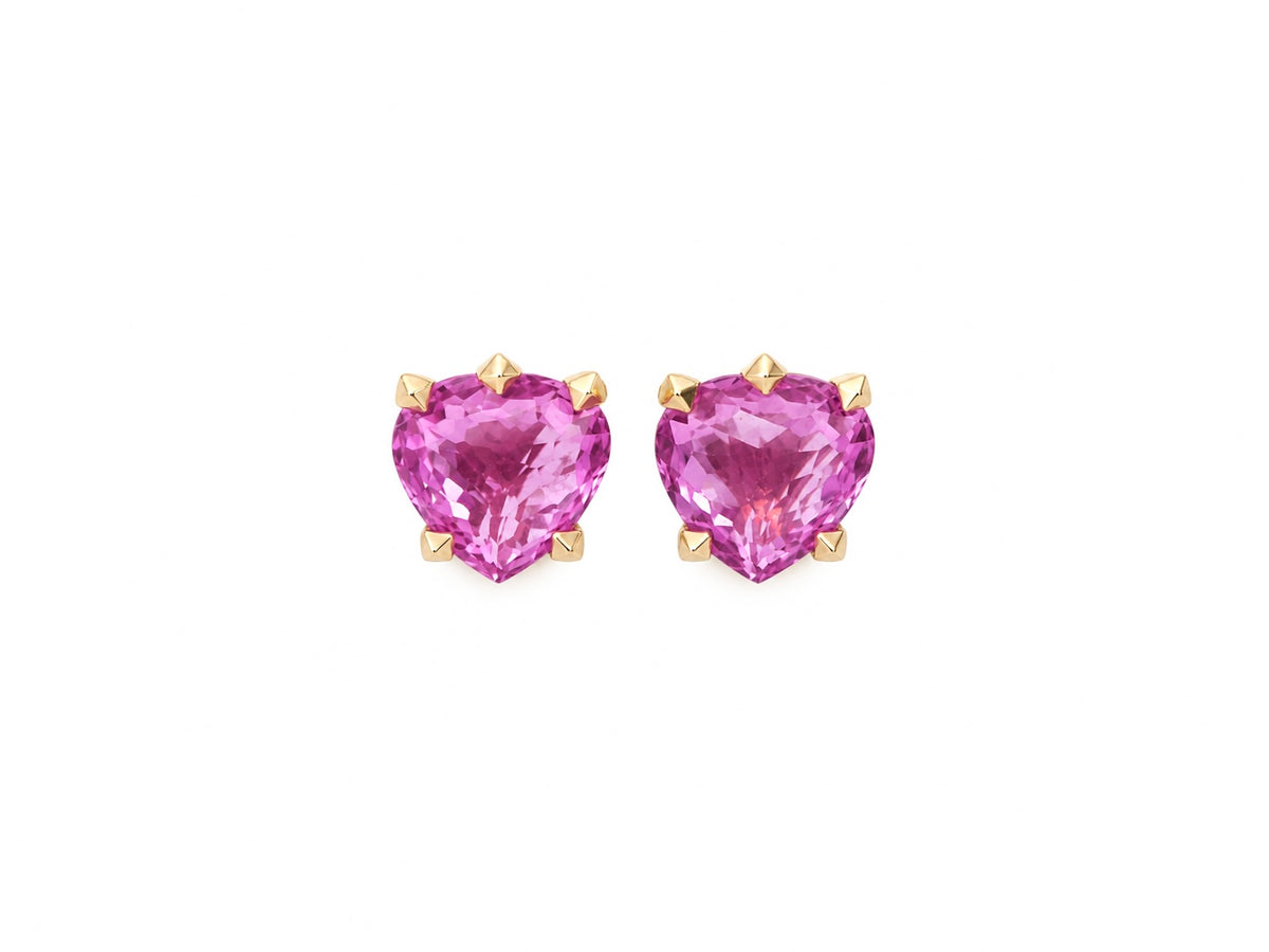 Jaipur Palace Princess Heart Stud
