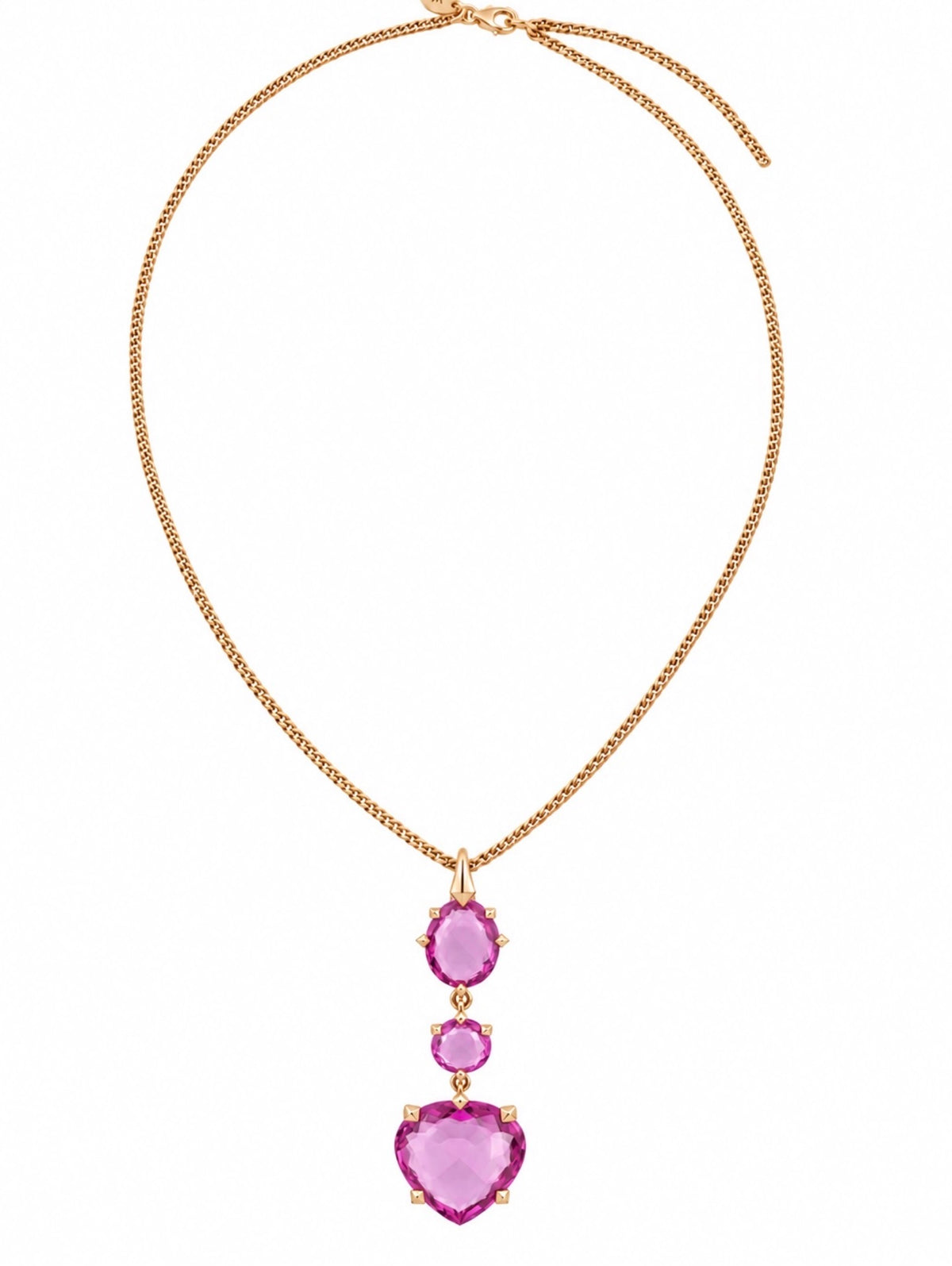 Jaipur Palace Princess Heart Necklace