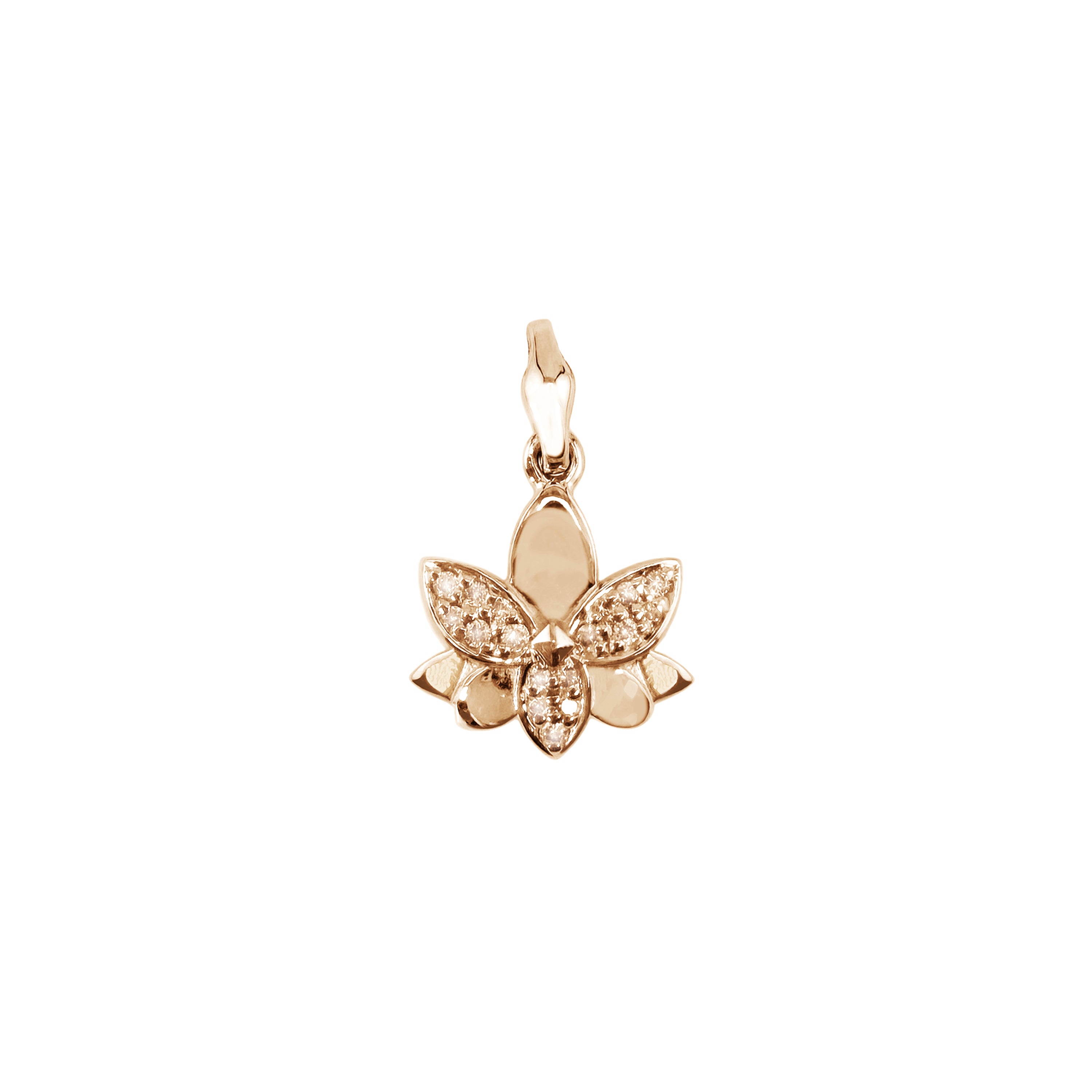 Virasat Pave Lotus Charm