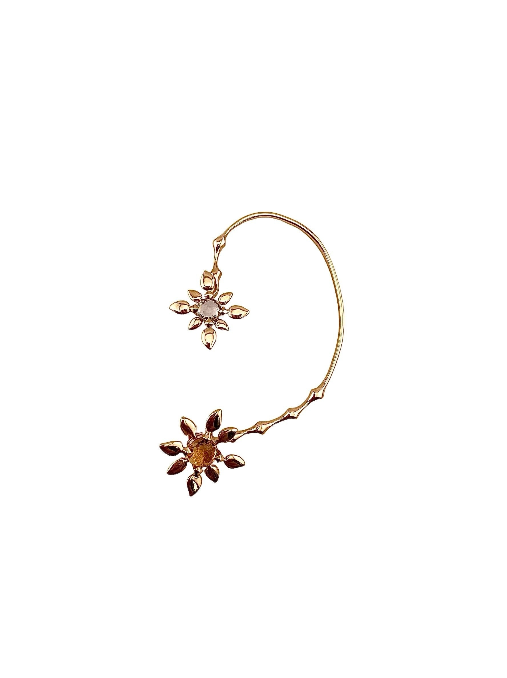 Raj Flower Ear Cuff
