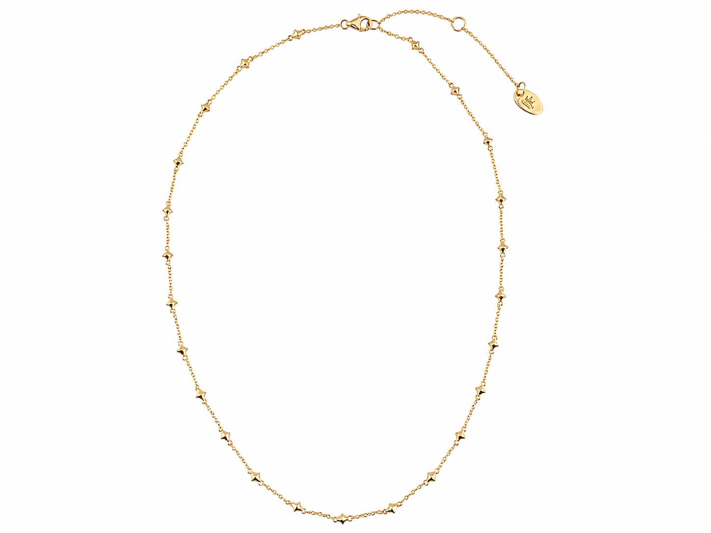 RANI THORN FACETED STATION NECKLACE