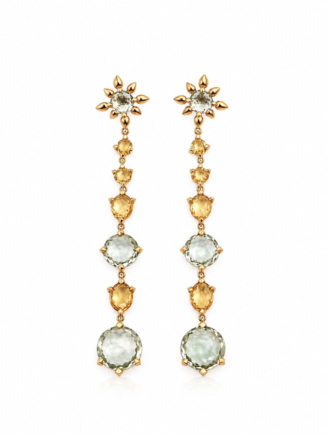 Raj Petal Cascade Earring