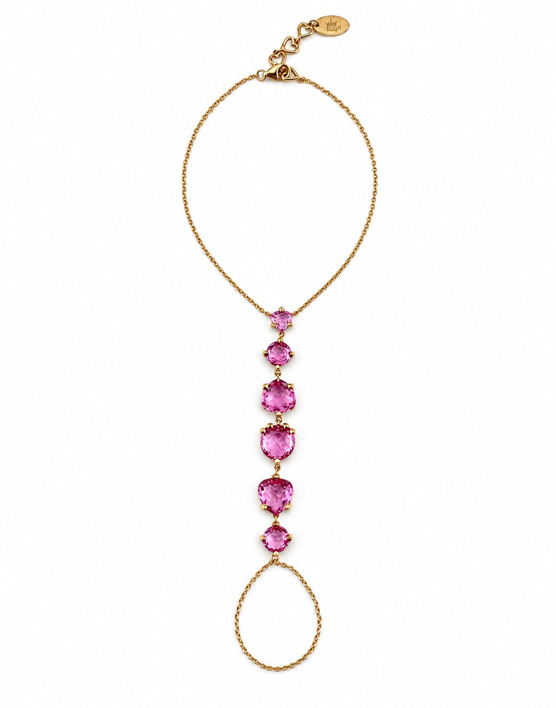 Jaipur Palace Princess Heart Hand Chain