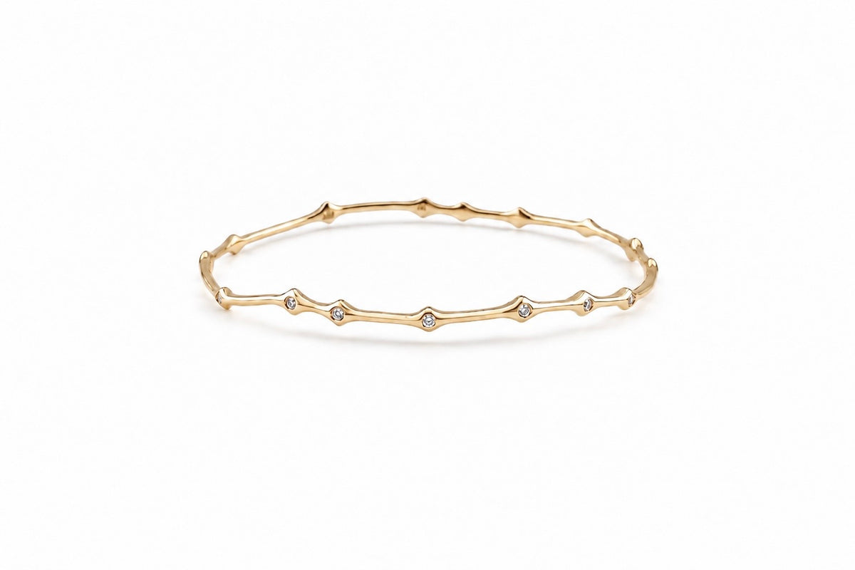 Rani Diamond Thorn Bangle