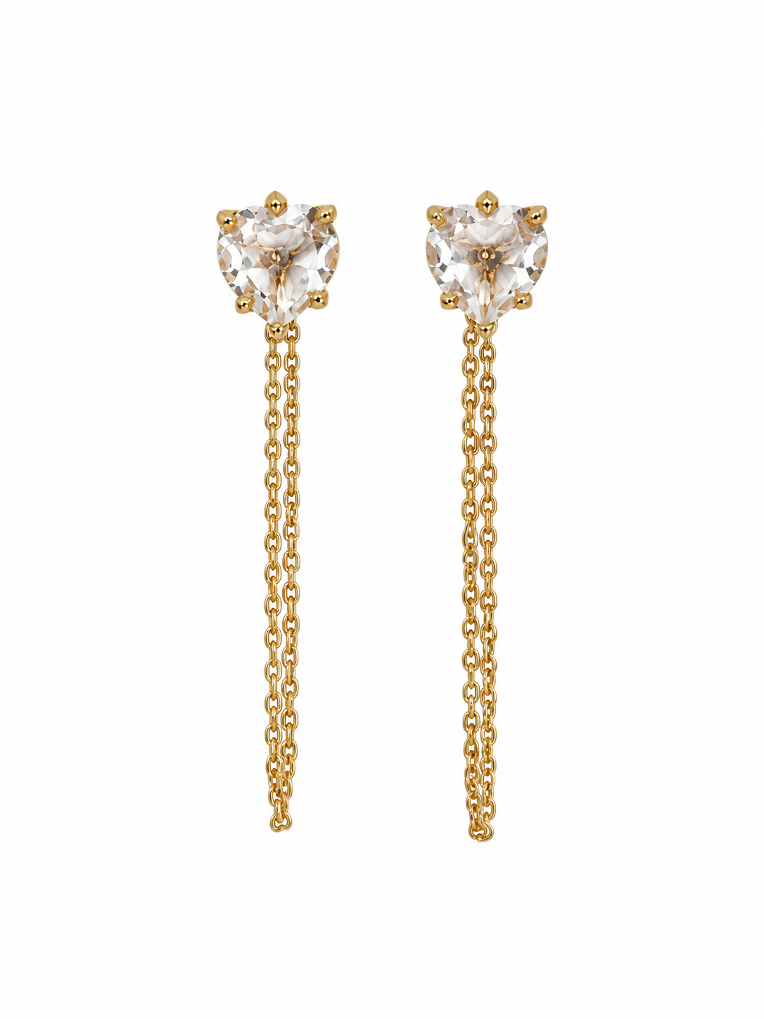 Vajra Heart Stud with Chain