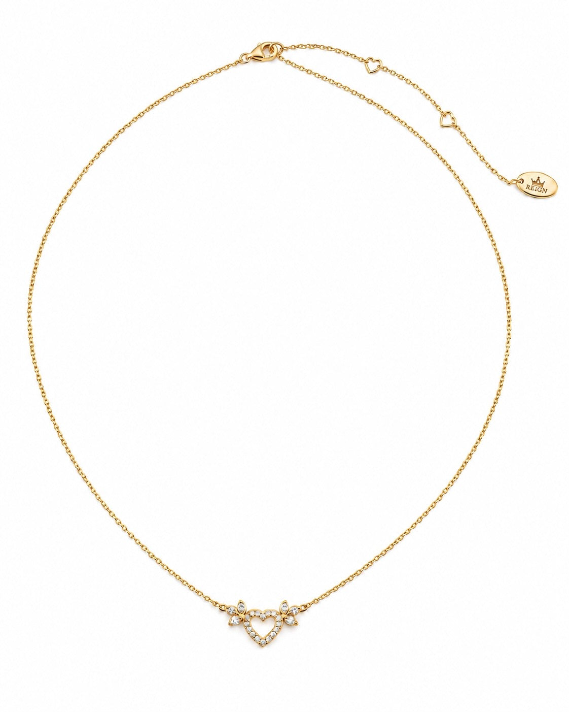 Vajra Diamond Heart Necklace