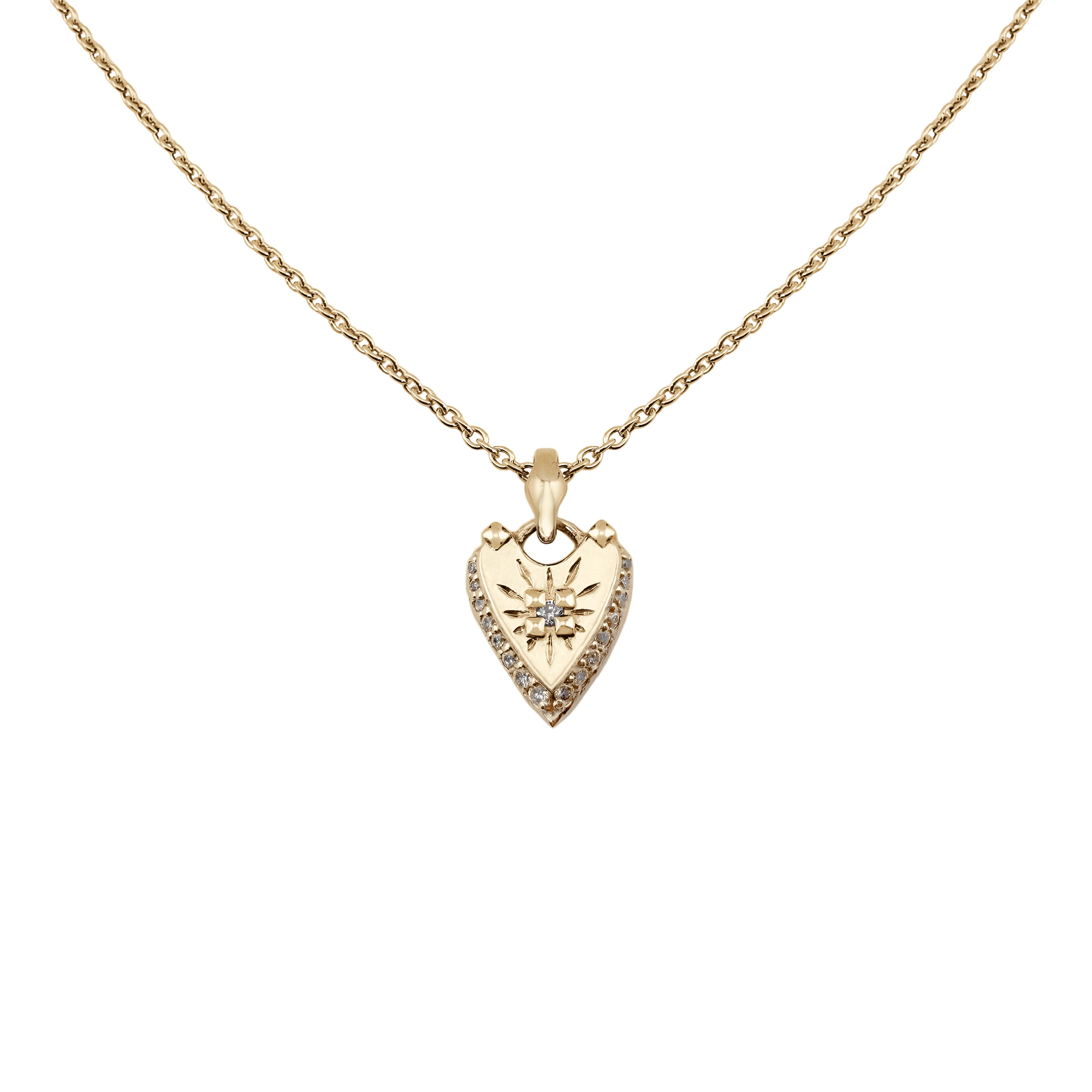 Virasat Forever Vintage Heart Necklace