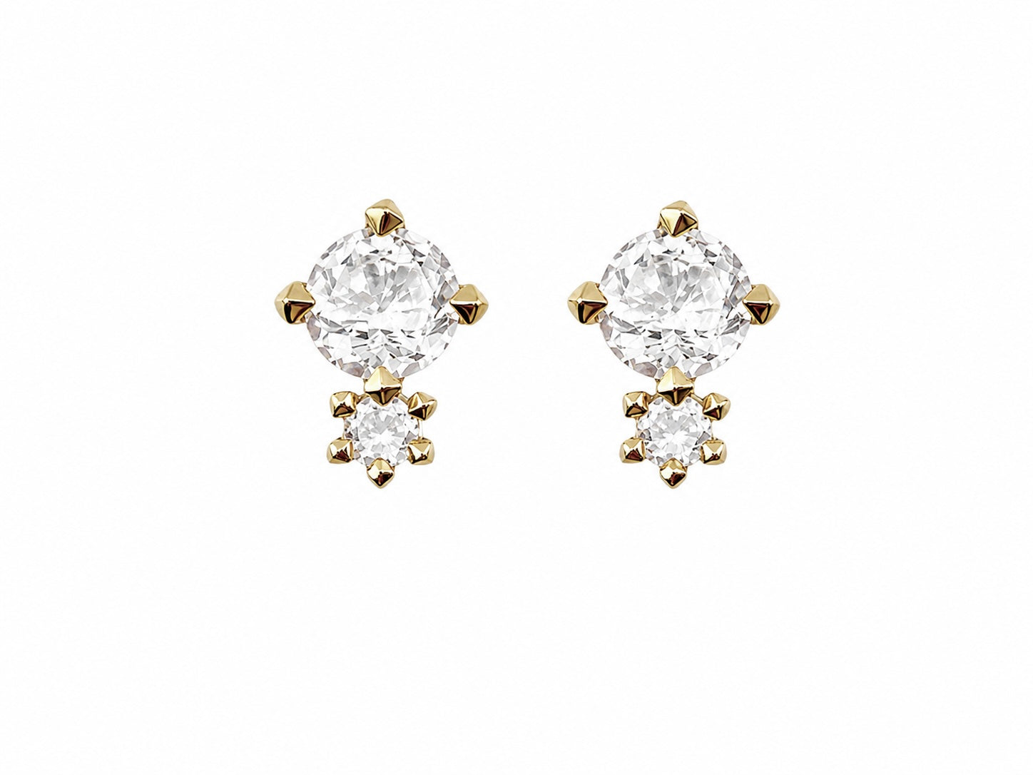 VAJRA ROUND DUO STUD