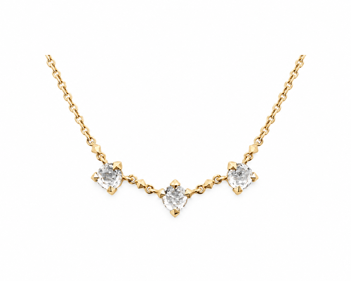 VAJRA 3-JEWEL NECKLACE