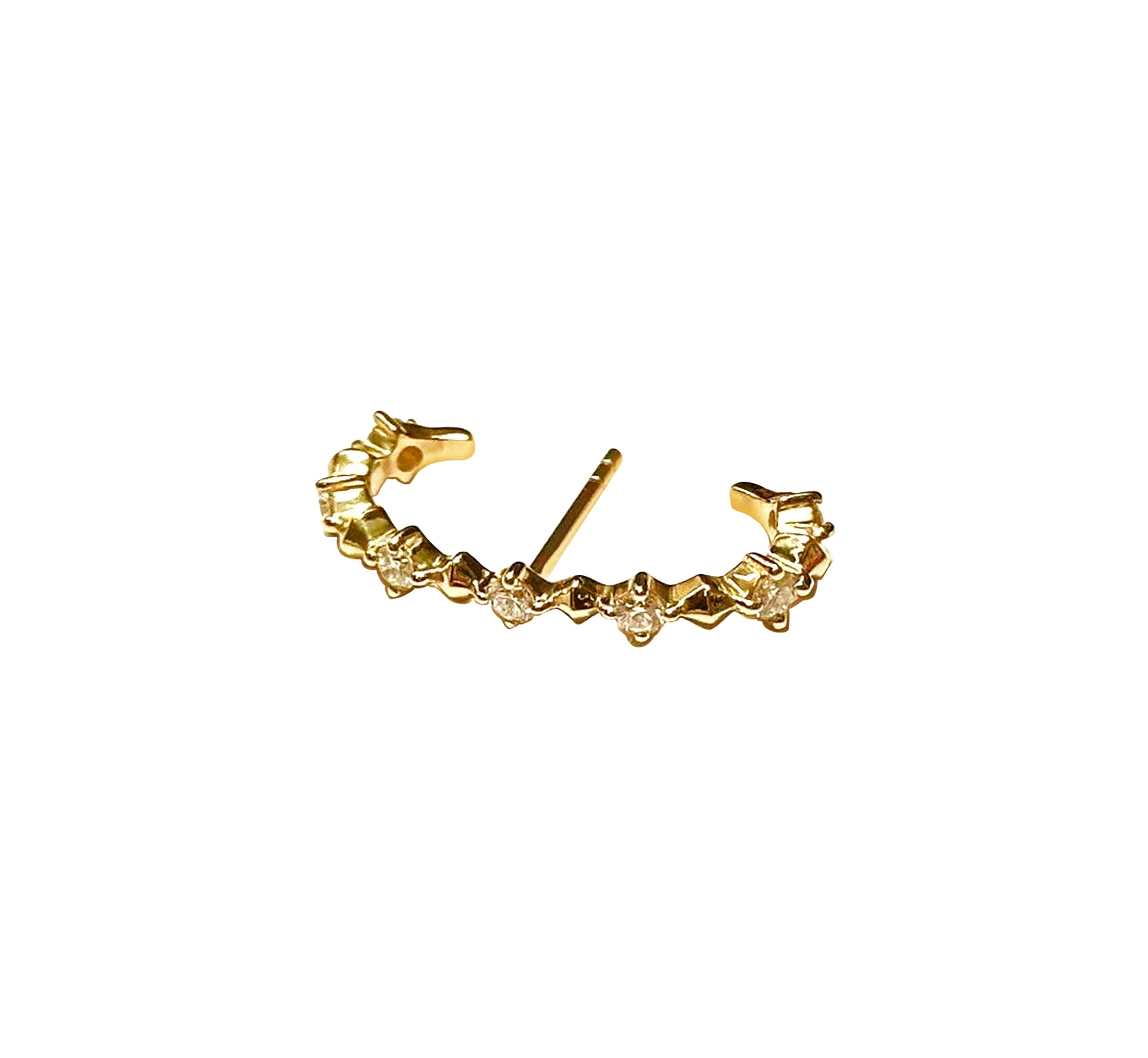 Vajra Diamond Grand Ear Cuff