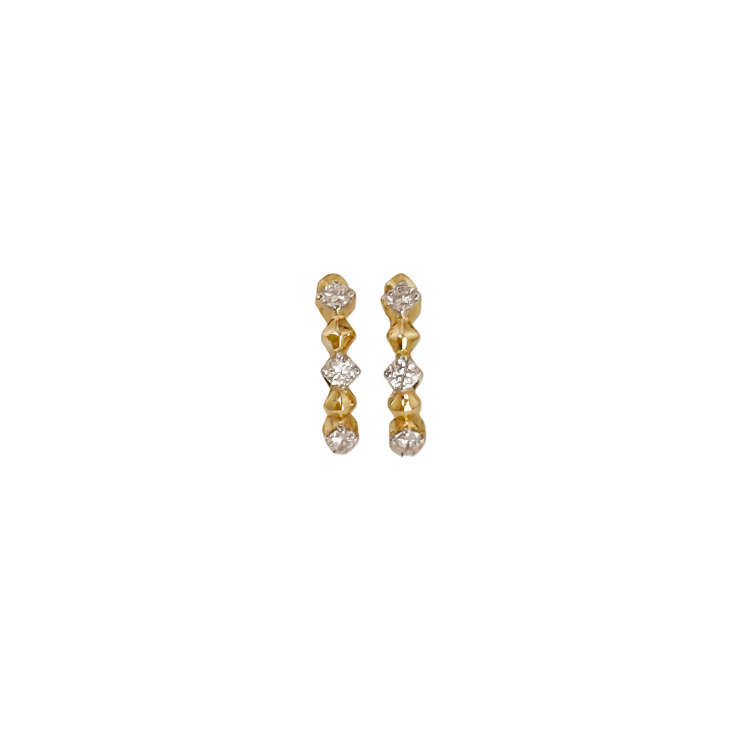 Vajra Diamond Small Huggie