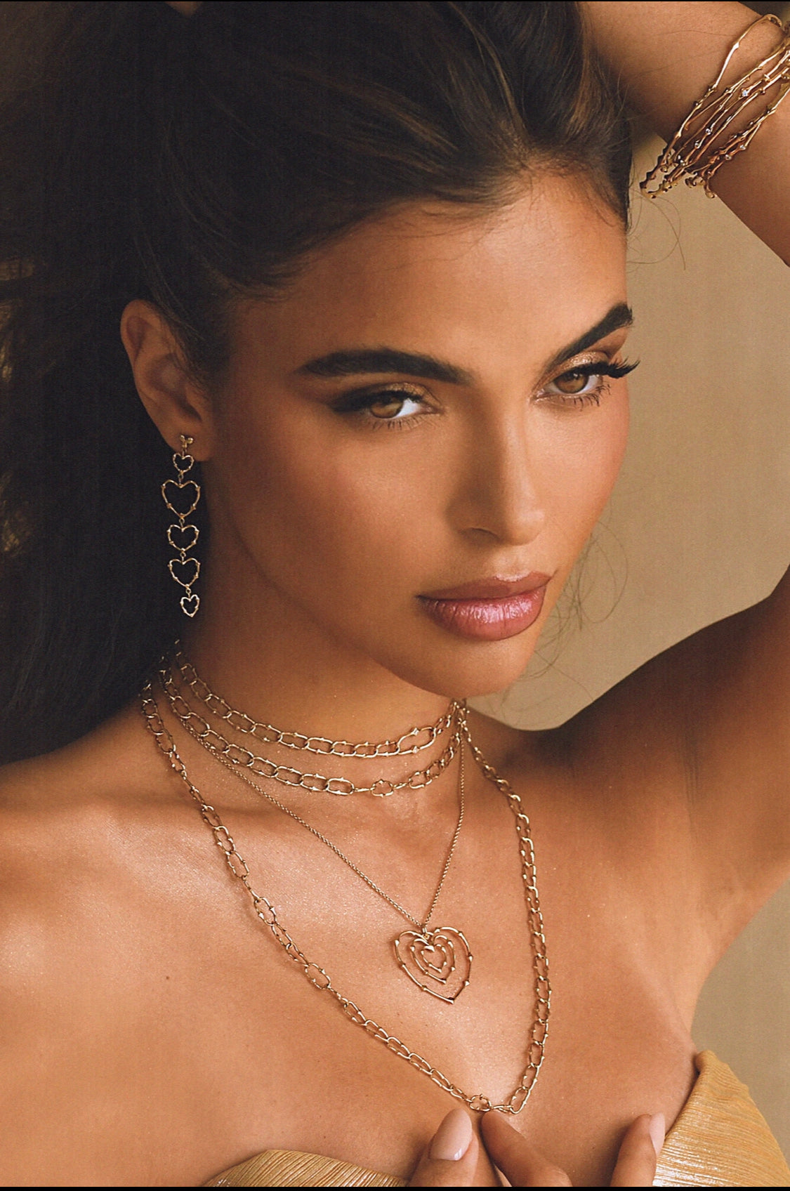 Rani Thorn Link Necklace with Diamonds