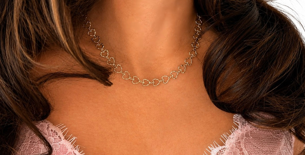 RANI HEART OF THORNS LINK NECKLACE